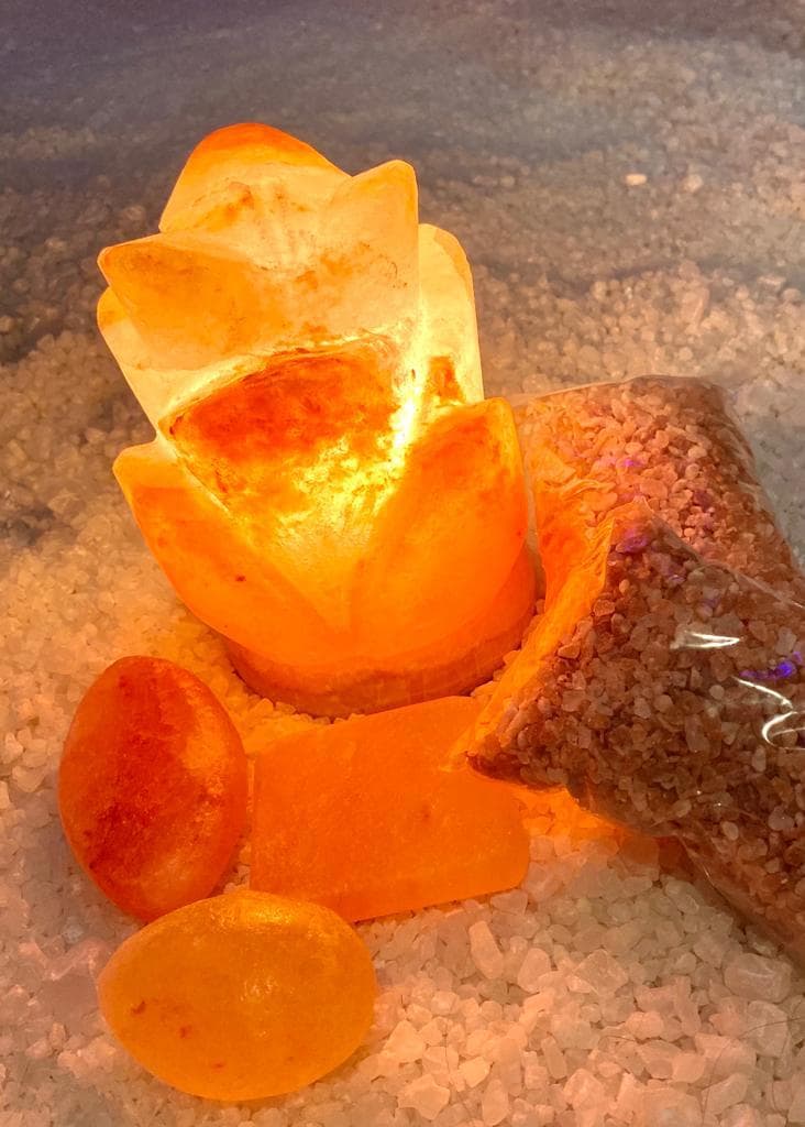 Contemporary salt therapy lounge