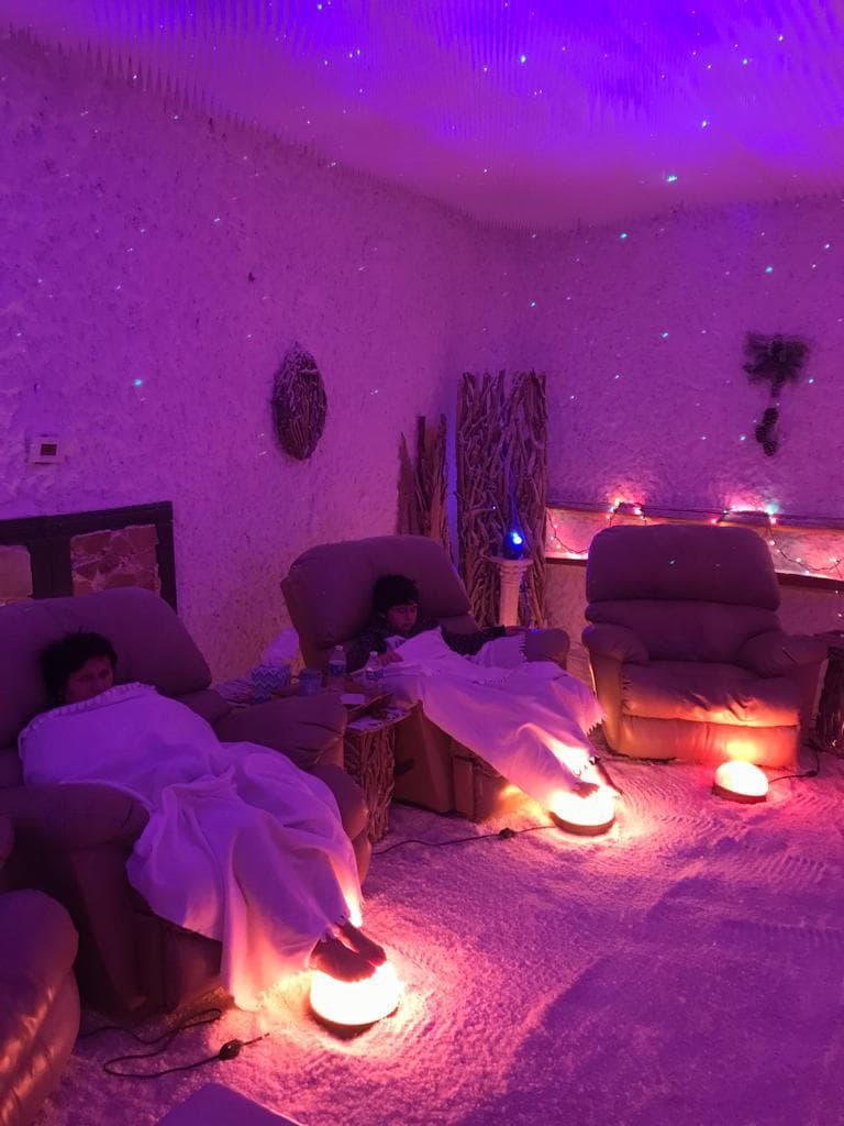 Premium exclusive salt therapy suite